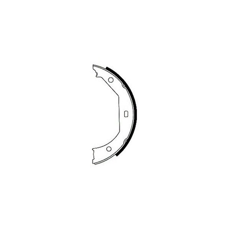 Pagid Brakes Parking Brake Shoe Set, 355050381 355050381
